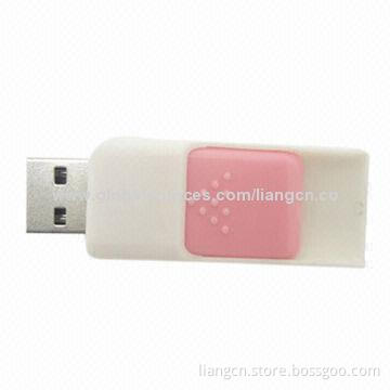 Simple Push/Pull Plastic USB Flash Drive